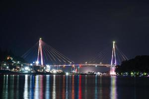 Nachtansicht von Yeosu, Südprovinz Jeolla, Korea foto