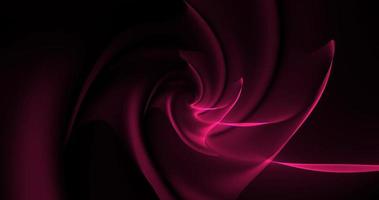abstrakter Hintergrund. eine rote sich bewegende spirale aus linien und wellen ähnlich einer magischen energie schöner glühender rauch im raum foto