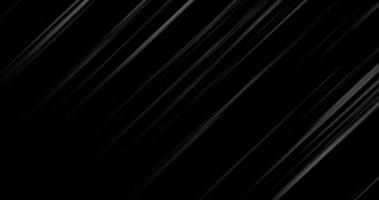 abstrakte schöne diagonale geometrische schwarz-weiß fliegende leuchtende streifen mit stöcken linien von meteoriten auf einem schwarzen hintergrund
