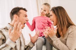 Sicht auf Familienkonflikte foto