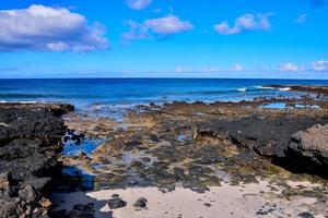 blick auf den ozeanstrand foto