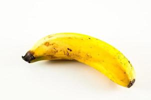 Banane auf Weiß foto