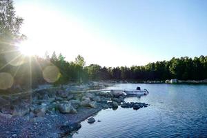 Landschaft in schweden foto