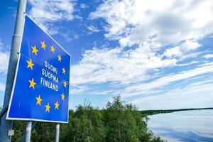 Landschaft in Schweden, Europa foto