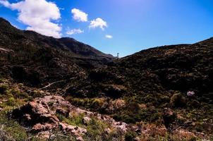 felslandschaft auf den kanarischen inseln foto