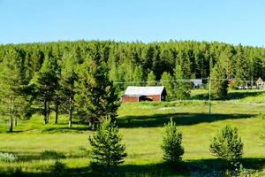 Landschaft in Schweden, Europa foto