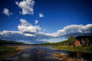 Landschaft in Schweden, Europa foto