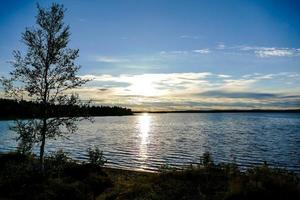 Landschaft in Schweden, Europa foto