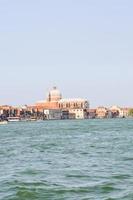 Blick auf die Skyline von Venedig foto