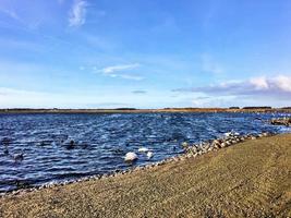 Ein Blick auf die Mündung des Naturschutzgebiets Martin Mere foto