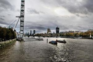 Blick auf die Themse in London foto