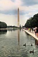 Ein Blick auf das Washington Monument im Jahr 2015 foto