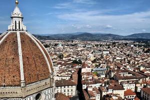 ein Panoramablick auf Florenz in Italien foto