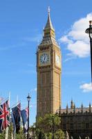 Blick auf die Houses of Parliament in London foto