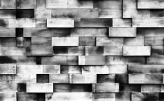 Schwarz-Weiß-Farbverbindung Holzwand modernes Design Hintergrund foto