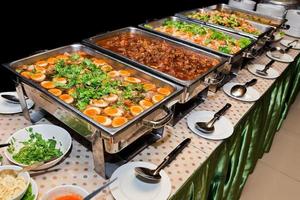 Thailand Food Buffet. foto