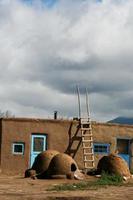 Taos Pueblo in New Mexiko, USA foto