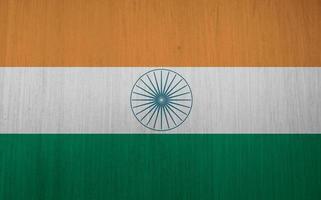 indische Flaggentextur als Hintergrund foto