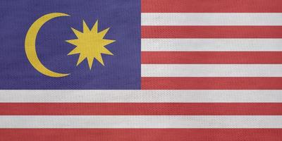 malaysische Flaggentextur als Hintergrund foto