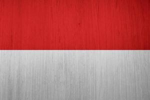 Textur der indonesischen Flagge als Hintergrund foto