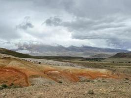 Farbige Berge oder Mars im Altai, Russland foto