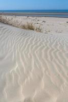 Muster im Strandsand foto