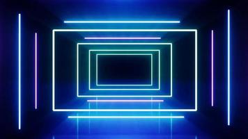 abstrakter Sci-Fi-Retro-Stil der 80er Jahre. Laser-Neon-heller Hintergrund. Design für Banner-Werbetechnologien. foto