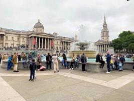 london in großbritannien im juni 2022. ein blick auf den trafalgar square foto