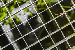 Abflussgitter mit Wasser darunter in Deutschland. foto