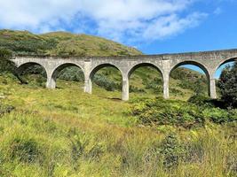 Blick auf das Glenfinnan-Viadukt foto