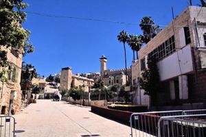 ein blick auf hebron in israel foto