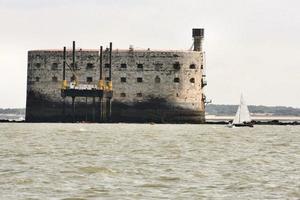 Ein Blick auf Fort Boyard in Frankreich foto