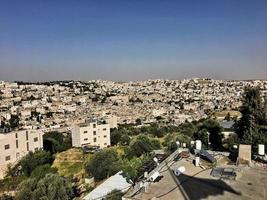 ein blick auf hebron in israel foto