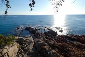 Costa Brava Catalana, zerklüftete Mittelmeerküste im Norden von Katalonien, Spanien foto