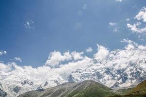 Märchenwiesen Nanga Parbat schöne Landschaft Blick auf die Berge foto