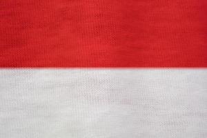 Textur der indonesischen Flagge als Hintergrund foto