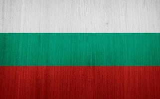 Textur der bulgarischen Flagge als Hintergrund foto