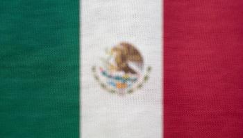 Textur der mexikanischen Flagge als Hintergrund foto