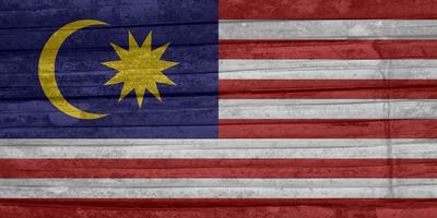 malaysische Flaggentextur als Hintergrund foto
