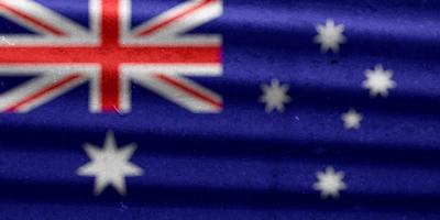 Textur der australischen Flagge als Hintergrund foto