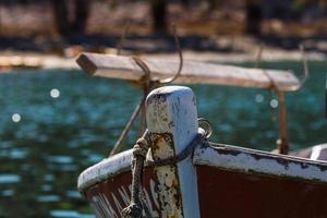 traditionelle fischerboote griechenlands foto