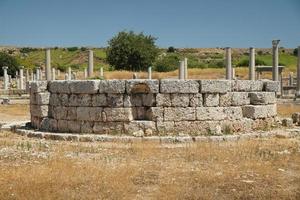 agora der antiken stadt perge in antalya, turkiye foto