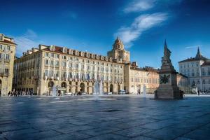 Turin nach Italien, 2020 - tagsüber der königliche Palast von Turin foto