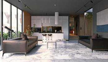 modernes wohnzimmer-innendesign foto