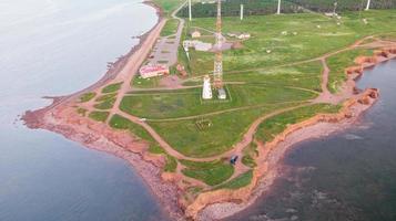 Der Nordkap-Leuchtturm von Prince Edward Island foto