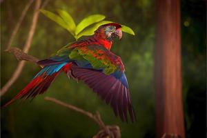 vogel von südamerika im naturlebensraum foto