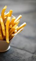 Pommes-Frites-Hintergrund foto