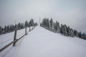 Karpaten Winterberge foto