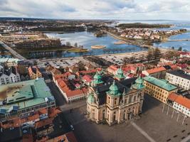 kathedrale von kalmar, gesehen in smaland, schweden foto