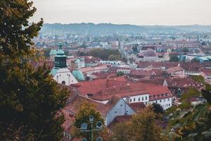 Blick auf die österreichische Stadt Graz foto